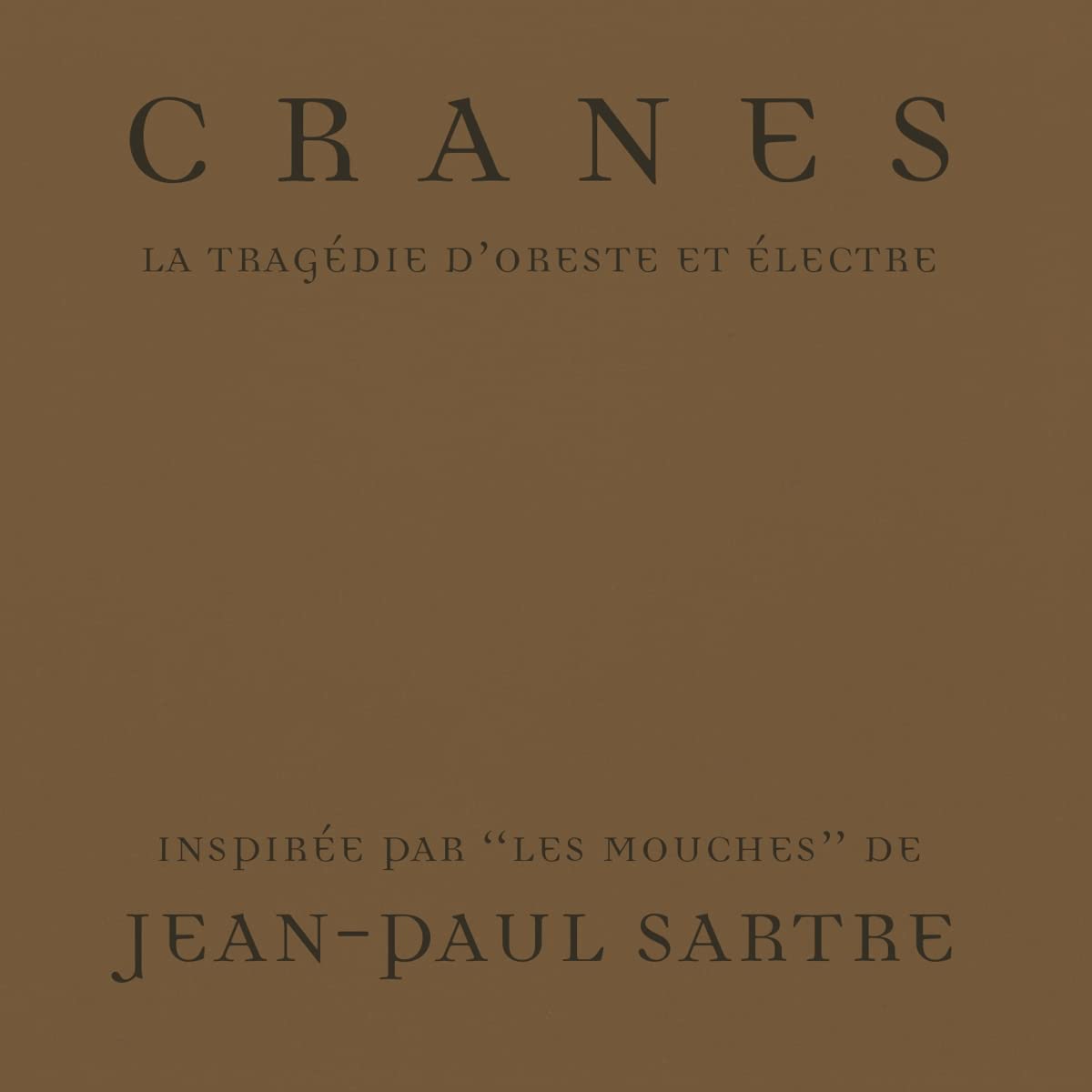 Cranes - La Tragédie D'Oreste Et Électre Music CDs Vinyl