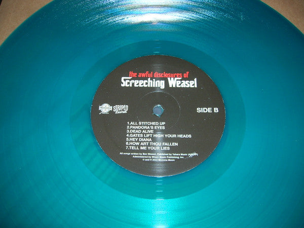 Screeching Weasel : The Awful Disclosures Of Screeching Weasel (LP, Album, Ltd, Gre)