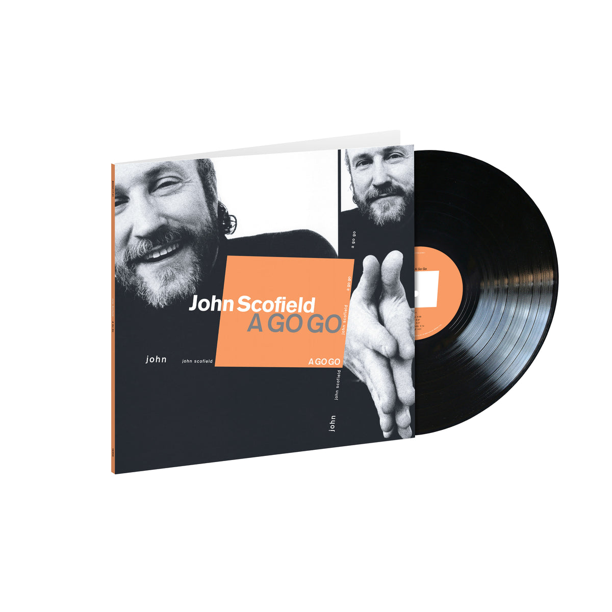 John Scofield – A Go Go, 2023 black vinyl sleeve with record on white