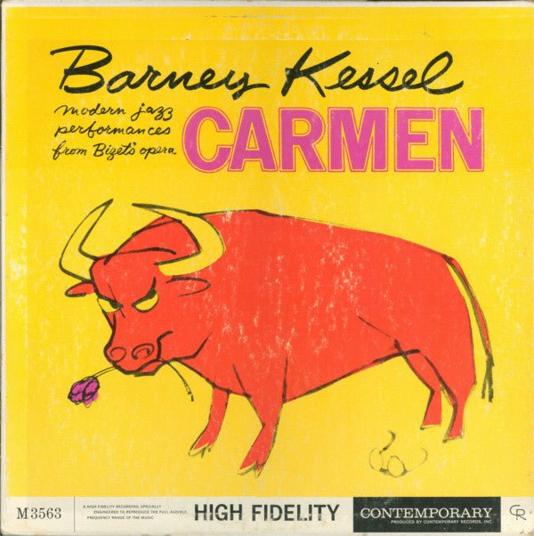 Barney Kessel - Modern Jazz Performances From Bizet's Opera Carmen Vinyl