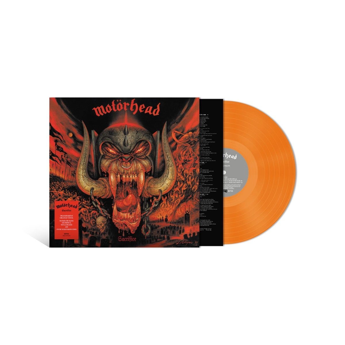 Motörhead - Sacrifice New and Sealed from a real brick and mortar record shop. Mint (M) Vinyl