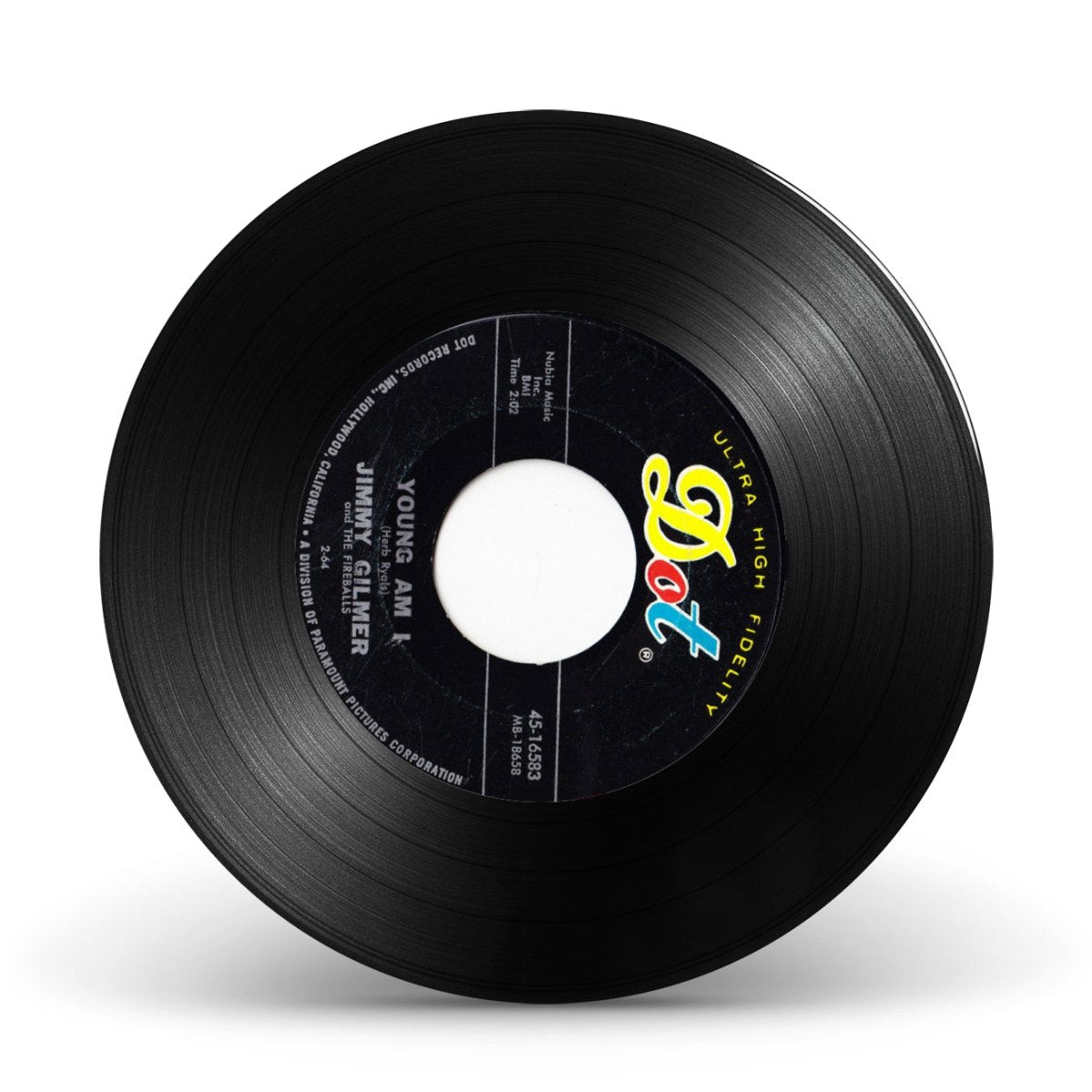 Jimmy Gilmer And The Fireballs - Young Am I / Ain't Gonna Tell Nobody 7" Vinyl