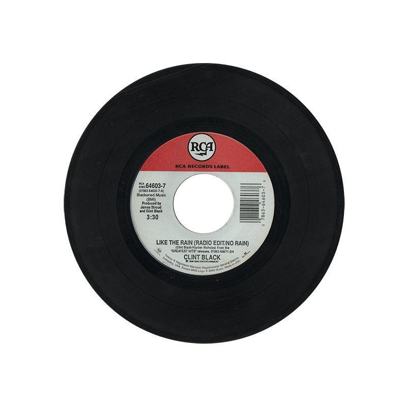 Clint Black - Like The Rain 7" Vinyl