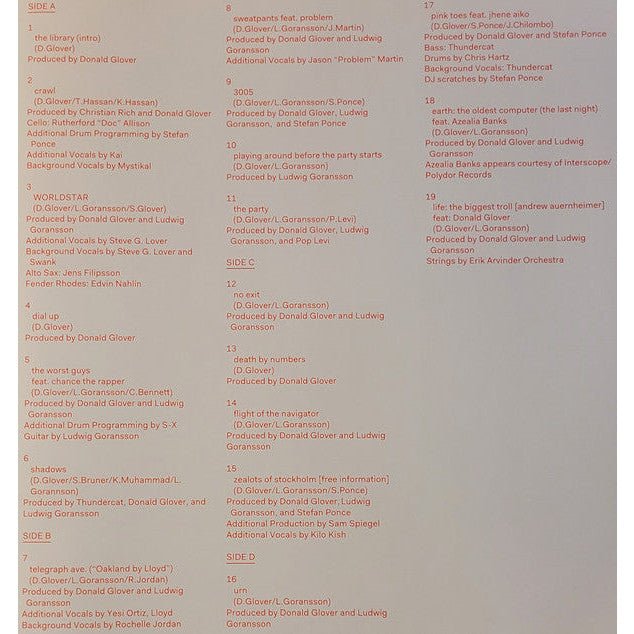 Childish Gambino - Because The Internet Vinyl