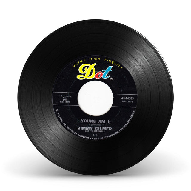 Jimmy Gilmer And The Fireballs - Young Am I / Ain't Gonna Tell Nobody 7" Vinyl