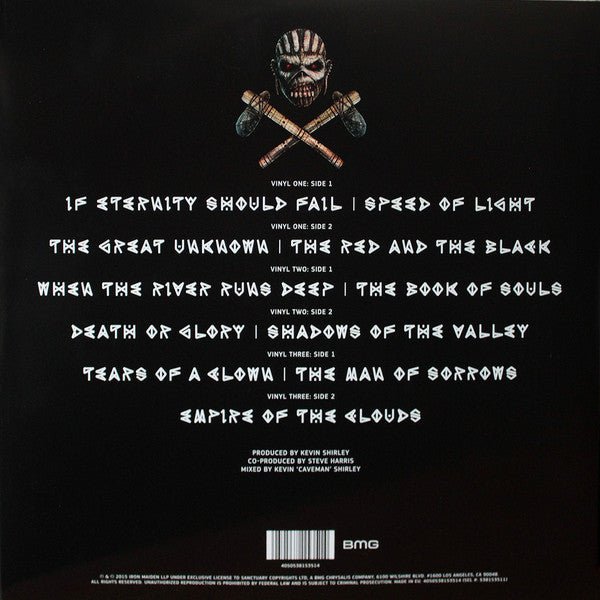 Iron Maiden - The Book Of Souls Vinyl