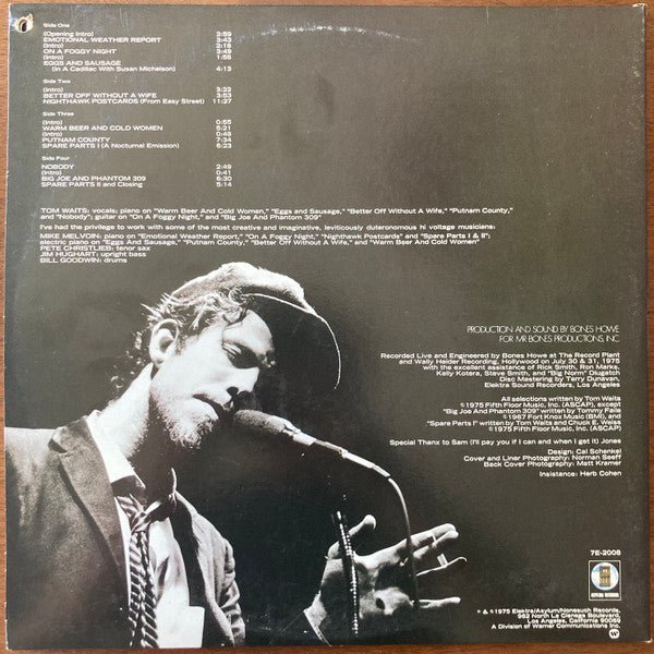 Tom Waits - Nighthawks At The Diner Vinyl