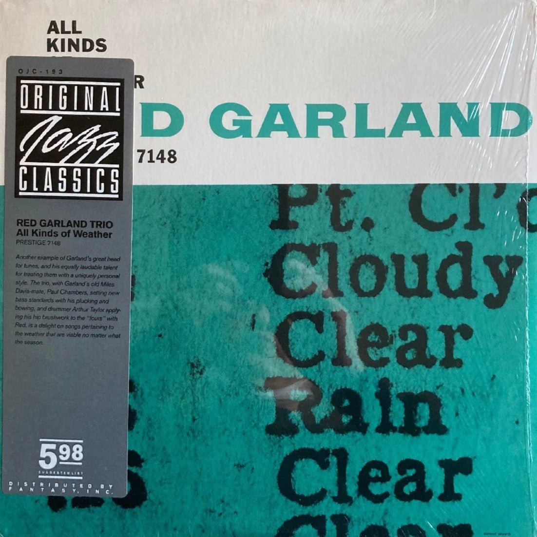 Red Garland - All Kinds Of Weather Vinyl