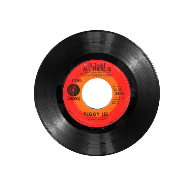 Peggy Lee - Is That All There Is / Me And My Shadow 7" Vinyl