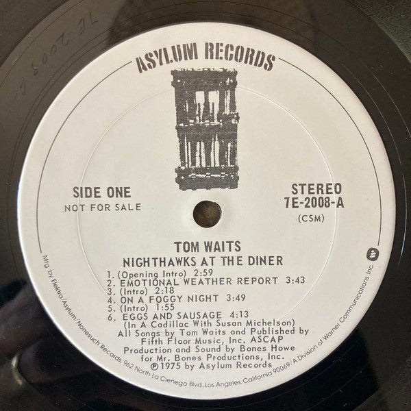 Tom Waits - Nighthawks At The Diner Vinyl