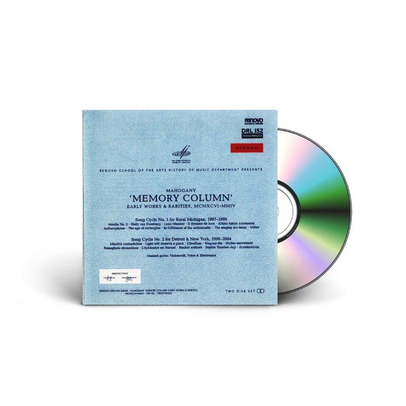Mahogany (2) - Memory Column: Early Works & Rarities MCMXCVI-MMIV - Saint Marie Records