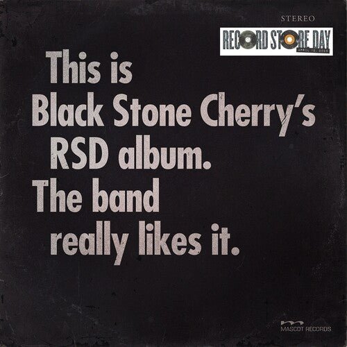 Black Stone Cherry - This is Black Stone Cherry's RSD album. The band really likes it CD Vinyl