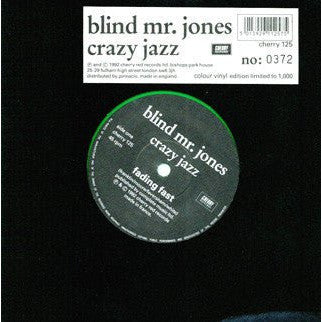 Blind Mr. Jones - Crazy Jazz 7" Vinyl