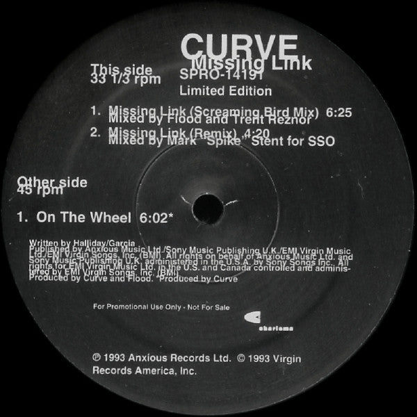 Curve - Missing Link Vinyl Vinyl