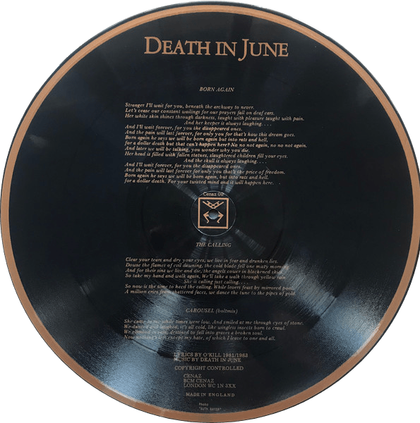 Death In June - Born Again Vinyl Vinyl