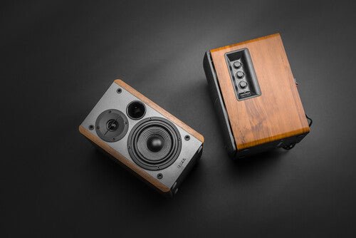 Edifier R1280DB Bluetooth Wireless 2.0 Book Shelf Speakers - 42 Watts Wood Grain Speakers Vinyl