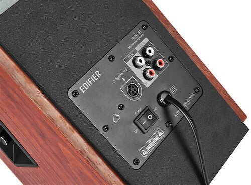 Edifier R1700BT Bluetooth Wireless 2.0 Book Shelf Speakers - 66 Watts Wood Grain Speakers Vinyl