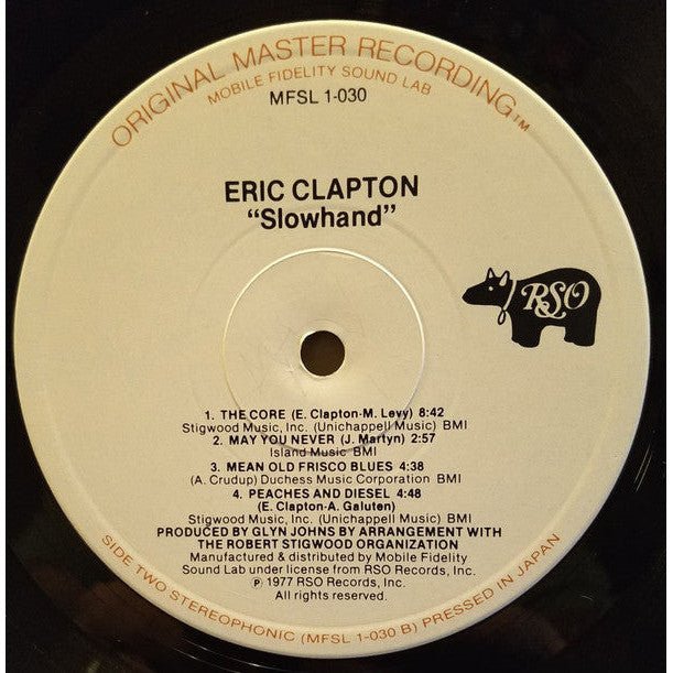 Eric Clapton - Slowhand Vinyl