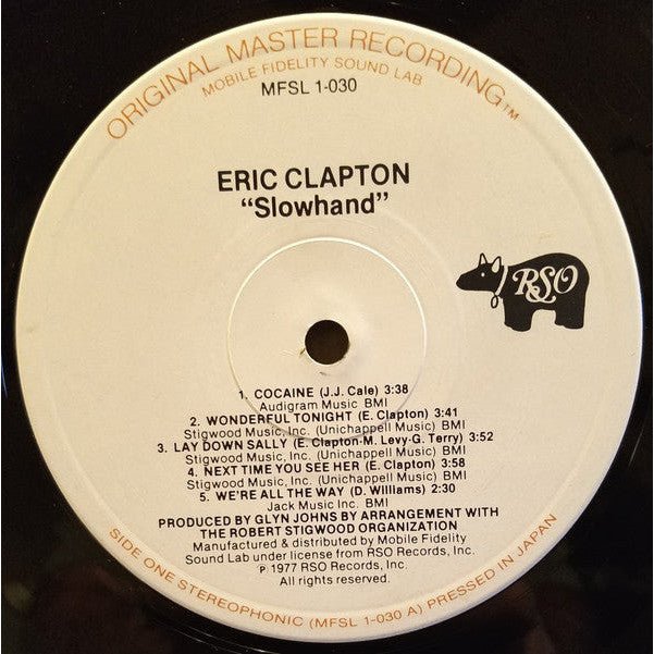 Eric Clapton - Slowhand Vinyl