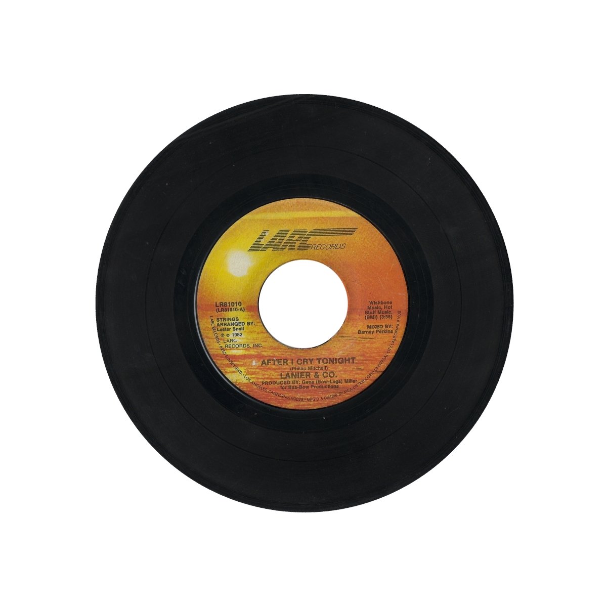 Lanier & Co - After I Cry Tonight 7" Vinyl