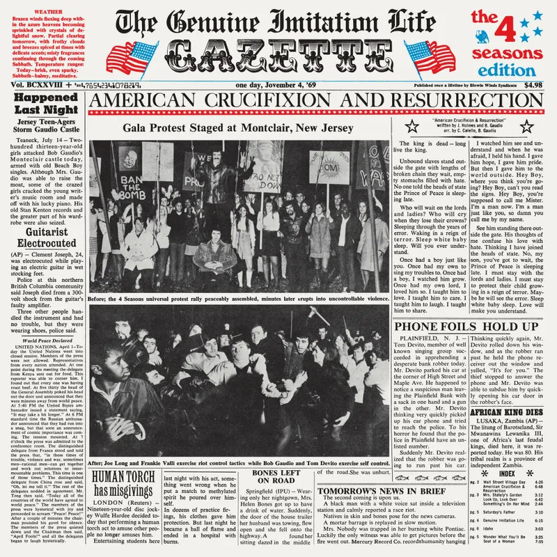 Frankie Valli & The Four Seasons - The Genuine Imitation Life Gazette (RSD 2024) Vinyl