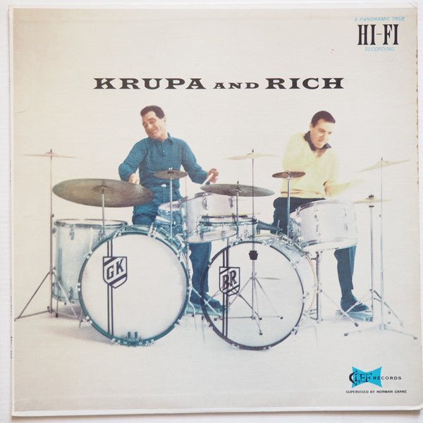Gene Krupa And Buddy Rich - Krupa And Rich Vinyl