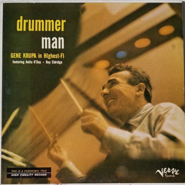 Gene Krupa Featuring Anita O'Day - Roy Eldridge - Drummer Man Gene Krupa In HIghest - FI Vinyl