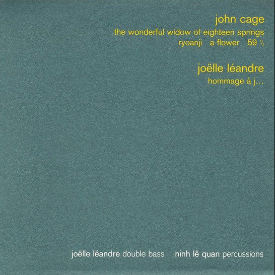 John Cage, Joëlle Léandre - The Wonderful Widow Of Eighteen Springs CD Vinyl