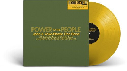 JOHN & YOKO - Power To The People: Live at the One To One Concert, New York City 1972 Vinyl Vinyl