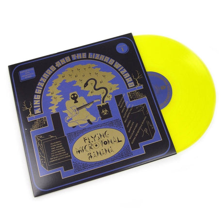 King Gizzard And The Lizard Wizard - Flying Microtonal Banana (Explorations Into Microtonal Tuning Volume 1) Great copy from a real record store. All our used records are washed in a Degritter Sonic Cleaner. One seam split. Near Mint (NM or M - ) Vinyl