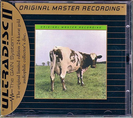 Pink Floyd - Atom Heart Mother Great copy from a real record store. handfull of small scratches that don't affect play. Case has a couple of cracks. It does come with the original paper that was wrapped around the case in the shrink. Very Good Plus (VG+) Vinyl