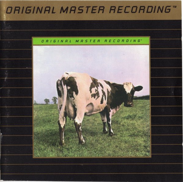 Pink Floyd - Atom Heart Mother Great copy from a real record store. handfull of small scratches that don't affect play. Case has a couple of cracks. It does come with the original paper that was wrapped around the case in the shrink. Very Good Plus (VG+) Vinyl