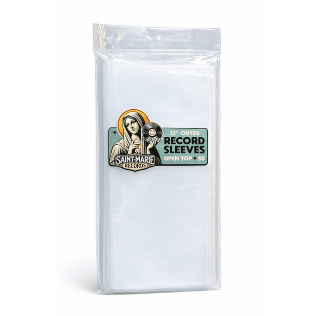 Saint Marie 12" Outer Record Sleeves - Open Top - 50 Count Vinyl Supplies Vinyl