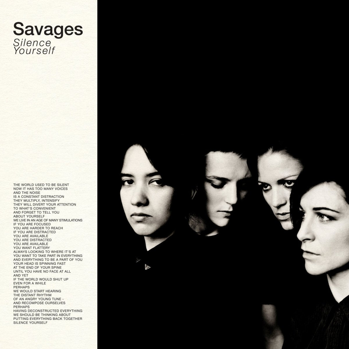 Savages - Silence Yourself Vinyl Vinyl