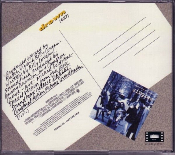 Smashing Pumpkins - Drown (Promo CD Single) Vinyl