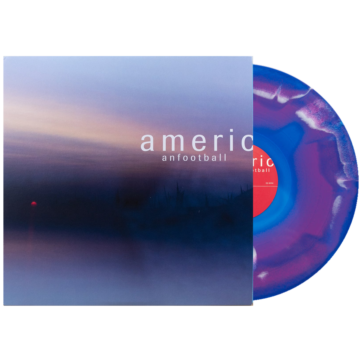 American Football - American Football — sleeve and matching vinyl on white