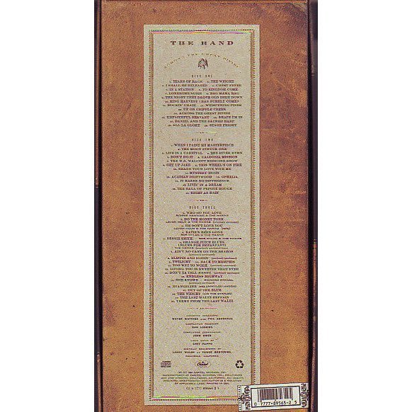 The Band - Across The Great Divide CD Box Set Vinyl