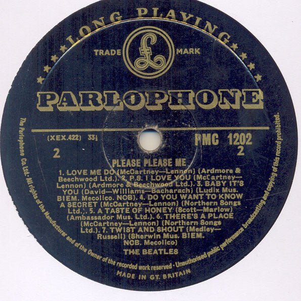 The Beatles - Please Please Me (2nd Pressing) Vinyl Vinyl
