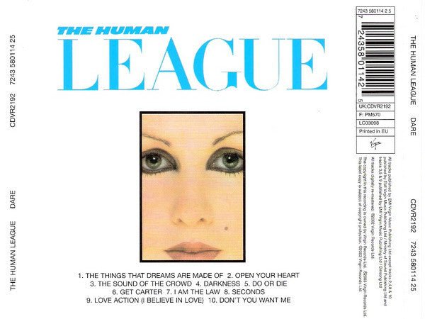 The Human League - Dare CD Vinyl