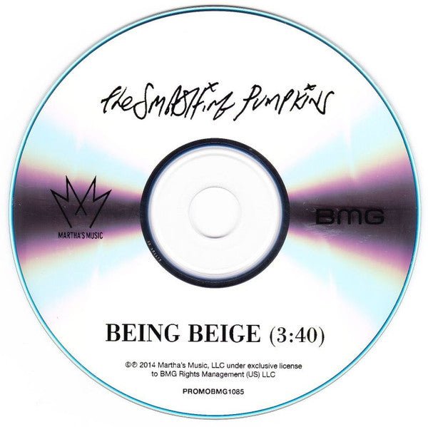 The Smashing Pumpkins - Being Beige (Promo CD) CD Vinyl