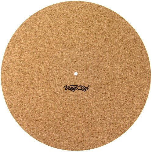 Vinyl Styl® 12 Inch Anti Static Cork Turntable Mat - Less Vibration - No Slip Vinyl