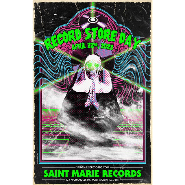 Saint Marie Records 2023 Record Store Day Poster