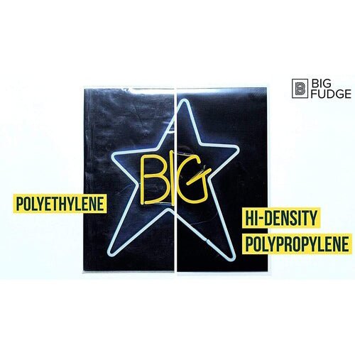 Big Fudge 12-inch Vinyl LP Record Outer Sleeves - Polypropylene 50 Pack Outer Record Sleeves Vinyl