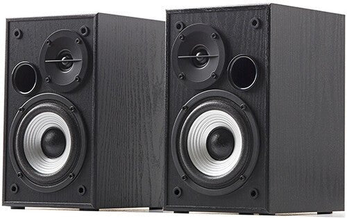 Edifier R980T 2.0 Active Compact Desktop / Bookshelf Speakers- 24 Watts (Black) Vinyl