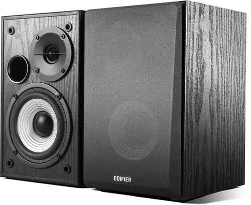 Edifier R980T 2.0 Active Compact Desktop / Bookshelf Speakers- 24 Watts (Black) Vinyl