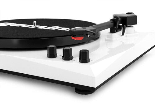 Gemini TT-900BW Stereo Turntable Music System Bluetooth 50 Watt (Black/White) Vinyl