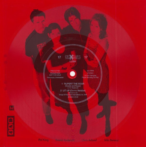 Lush - Rupert The Bear 7" Vinyl