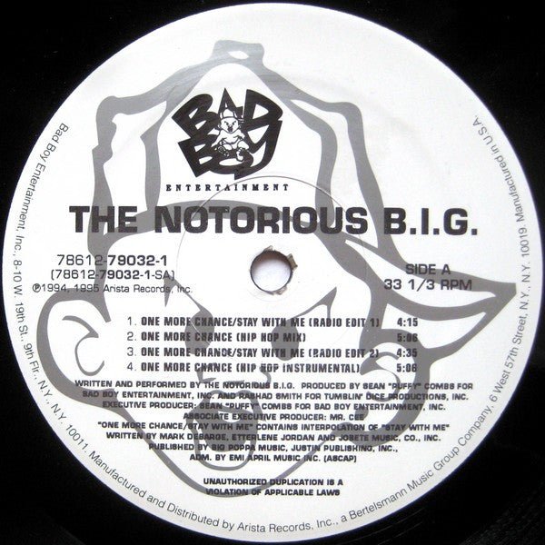 The Notorious B.I.G. - One More Chance Vinyl