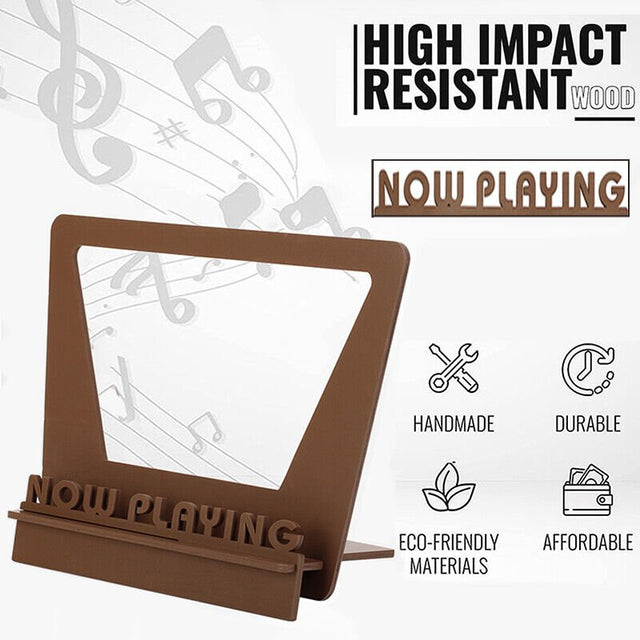 Vinyl Record Display Stand - Now Playing Vinyl