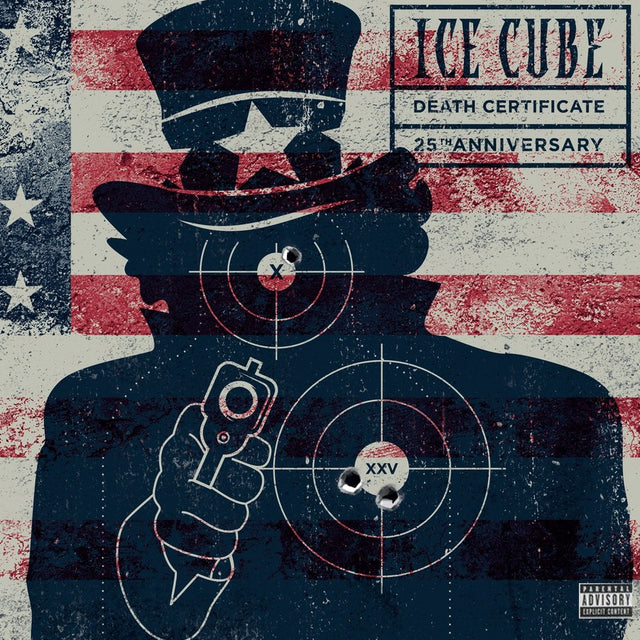 Ice Cube – Death Certificate, 2017 25th Anniversary 2LP black vinyl front sleeve